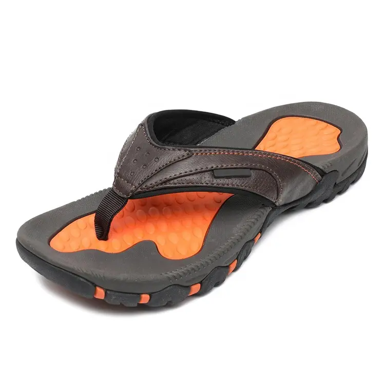 China Manufacturers Factory Customized Logo Size Color Summer Beach Men Flip Flops